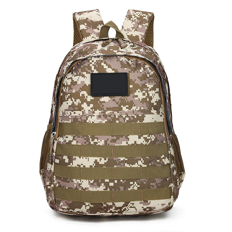 camouflage backpack outdoor large capacity backpack male and female student school bag