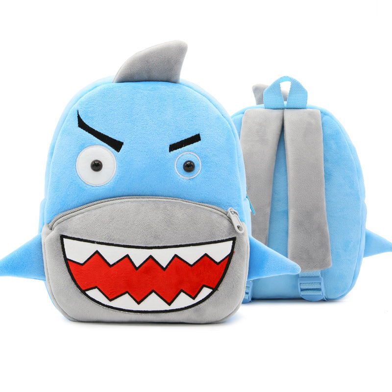 cute plush backpacks kindergarten cartoon school bags children animal toys bag