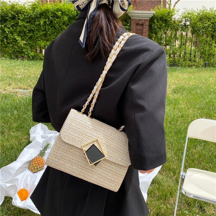 handbags new straw woven bag womens trendy fashion ladies shoulder bag