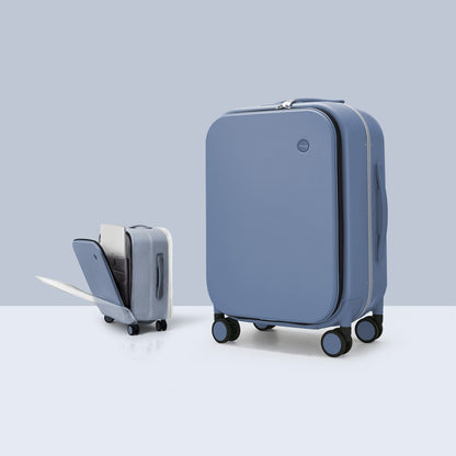 front opening boarding 20 suitcase aluminum frame