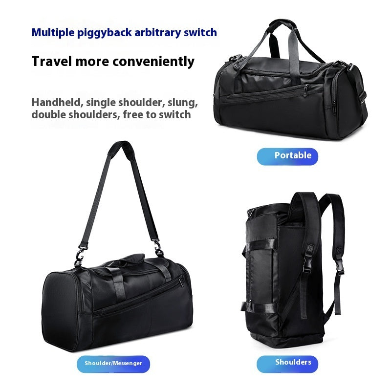 mens large capacity travel dry wet separation fitness sports training portable messenger bag