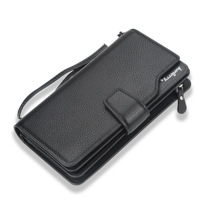 mens long european and american large capacity clutch