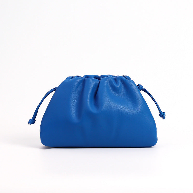 pleated cloud bag simple niche