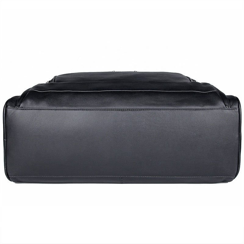 new leather business briefcase first layer cowhide mens bag nappa leather 17 inch laptop bag