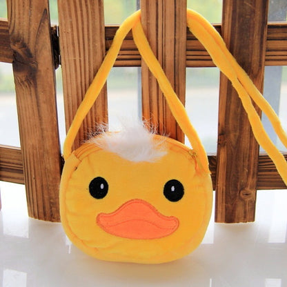 panda cat rabbit fluffy baby kid kindergarten cross body bag