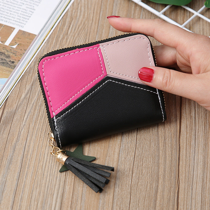 purse card ladies wallet for women girl bag clutch leather