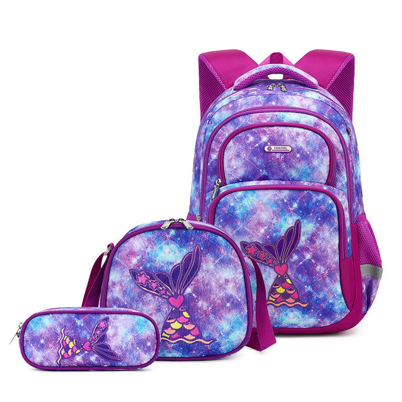 primary school student schoolbag boys stylish and lightweight grade 1 3 children backpack