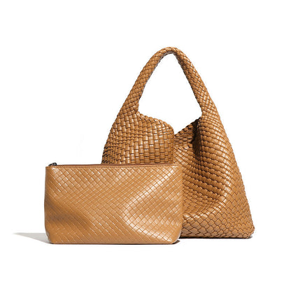 large capacity combination bags trend underarm shoulder handmade soft texture