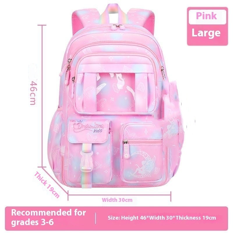 fantasy girl children backpack large capacity