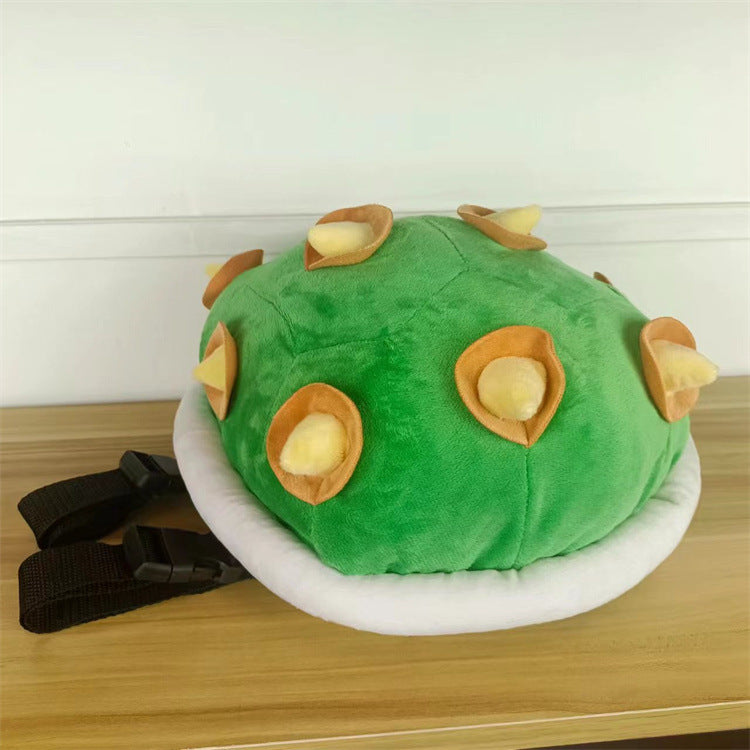 childrens turtle shell plush backpack