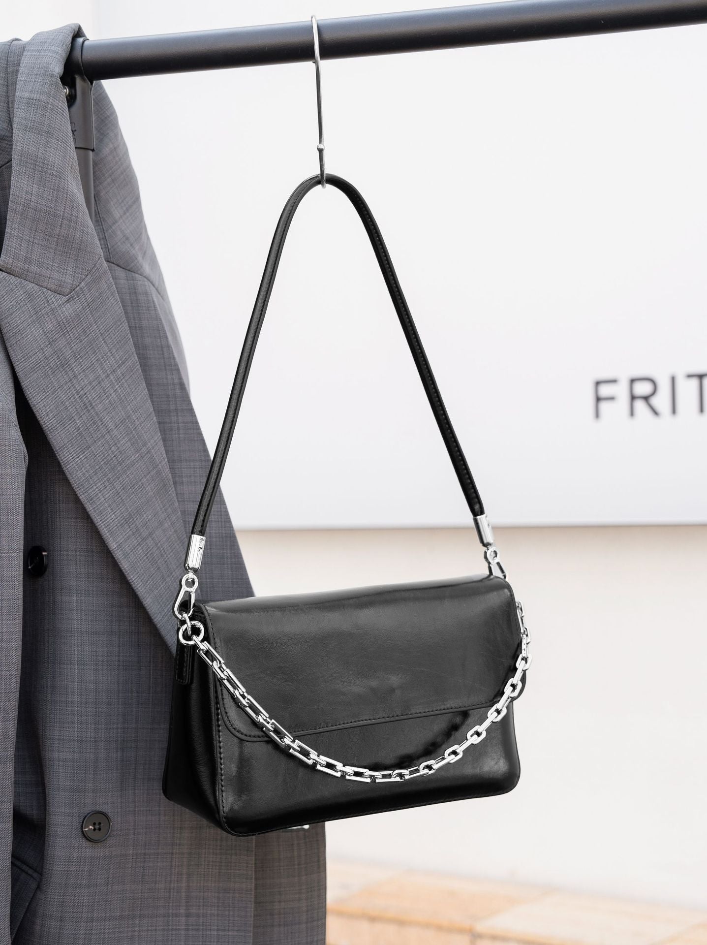 first layer oil wax leather one shoulder womens bag womens crossbody