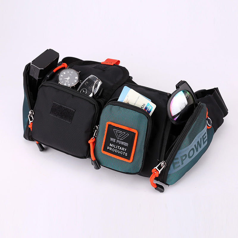 mens casual waterproof chest bag fashion trend