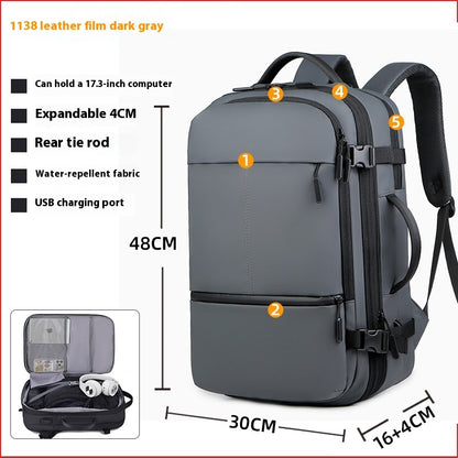 waterproof derm capacity scalable travel bag multi functional computer backpack