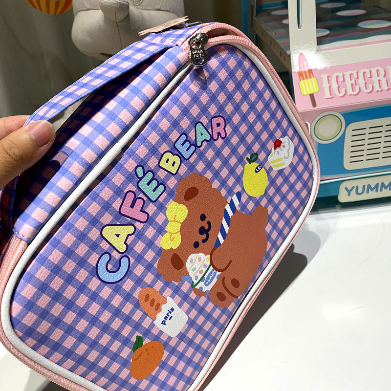 cute bonbon girl portable cosmetic bag