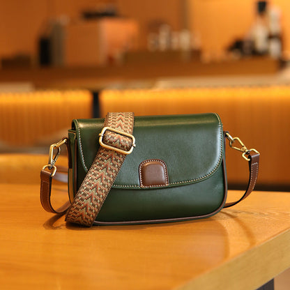 genuine leather womens bag first layer vegetable tanned portable crossbody