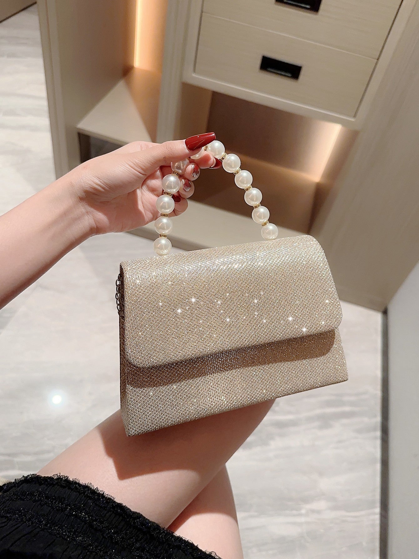 womens rhinestone banquet with evening dress small bag