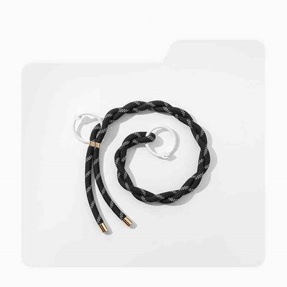 All-matching Weaving Black Heart Knitted Clutch
