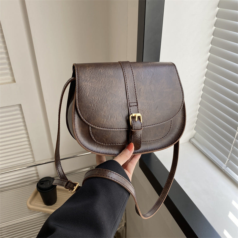 womens casual fashion one shoulder saddle bag