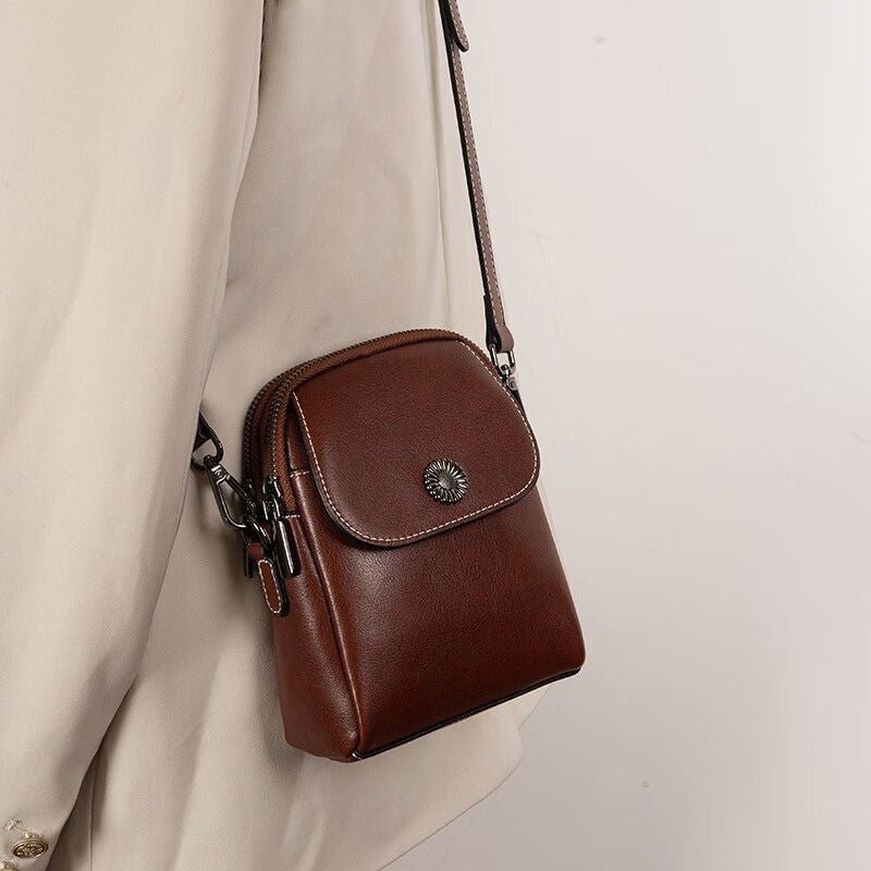 womens fashion leather messenger bag