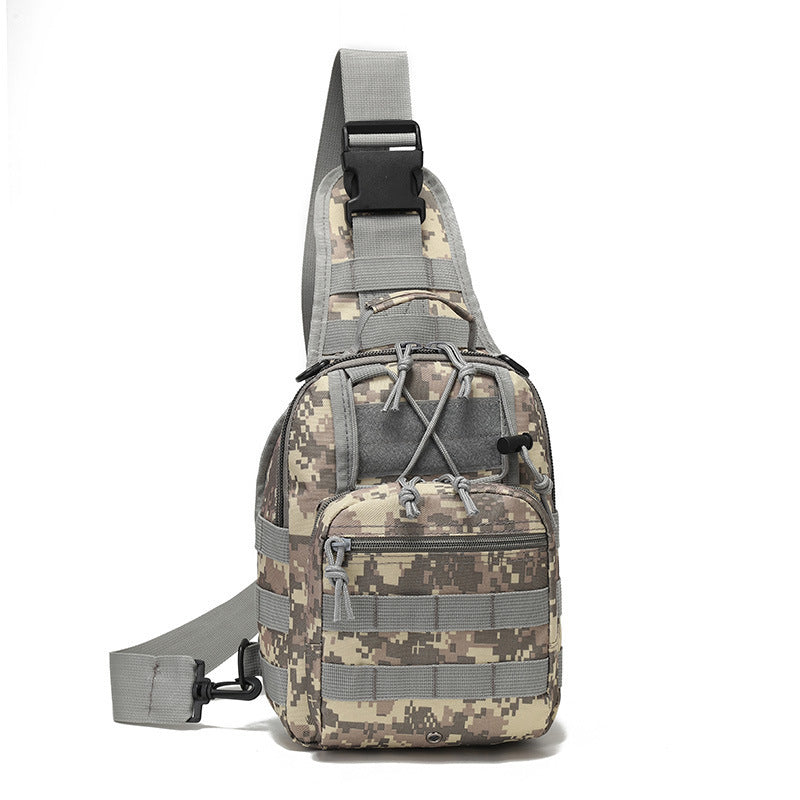 oxford cloth cycling bag camouflage outdoor sports small chest pannier bag
