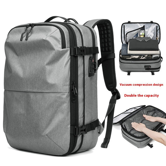 multifunctional travel vacuum compression backpack men