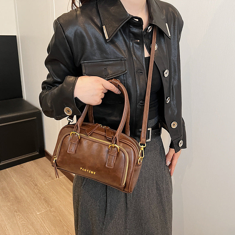 retro bowling womens hand carrying crossbody bag