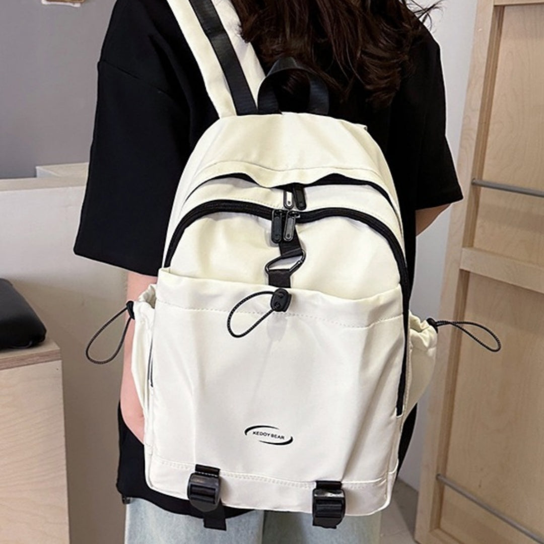 printed backpack fashion campus class school bag