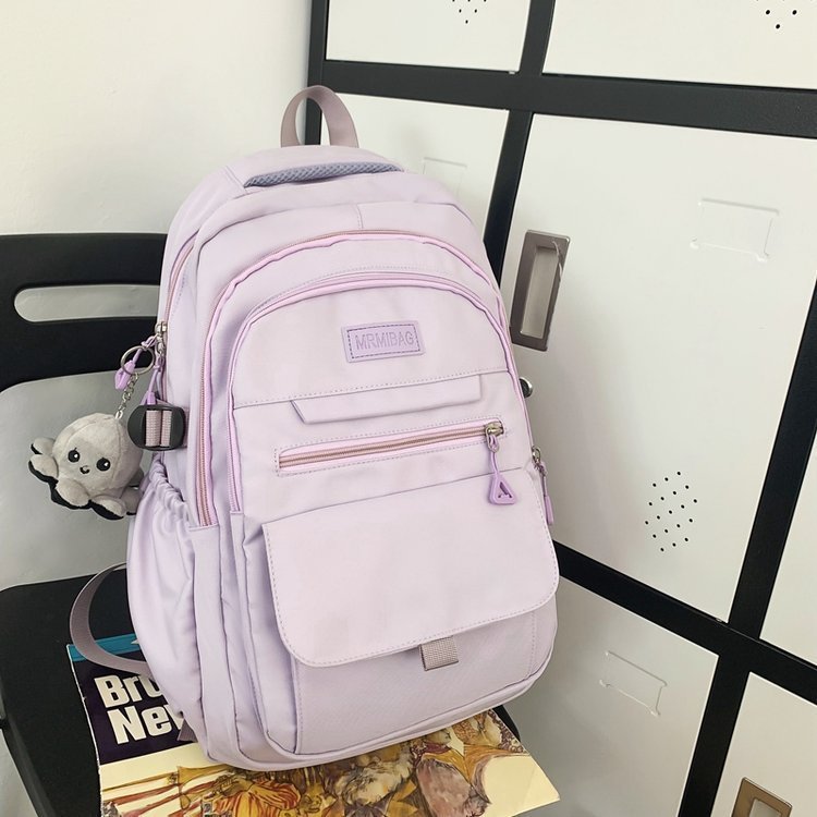 simple large capacity travel backpack for women casual japanese