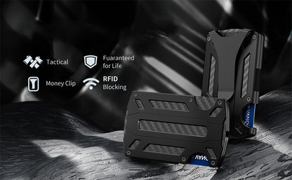 Aluminum Alloy RFID Anti-theft Card Holder Metal Wallet