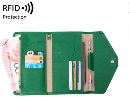 rfid multi function air ticket certificate bag male and female passport holder