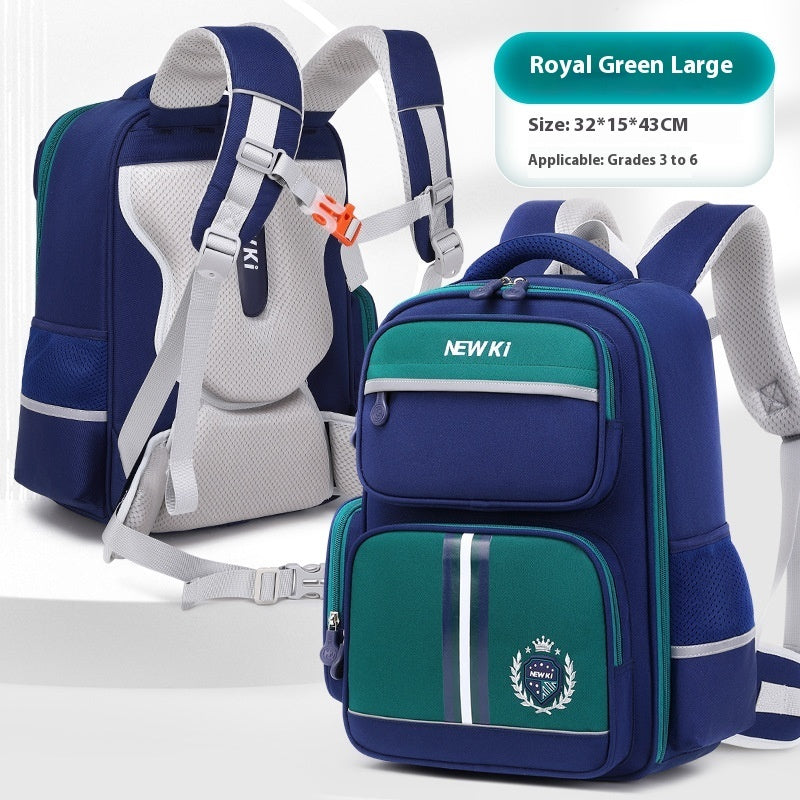 School Student Schoolbag Children's Waterproof Backpack Wear-resistant Men And Women