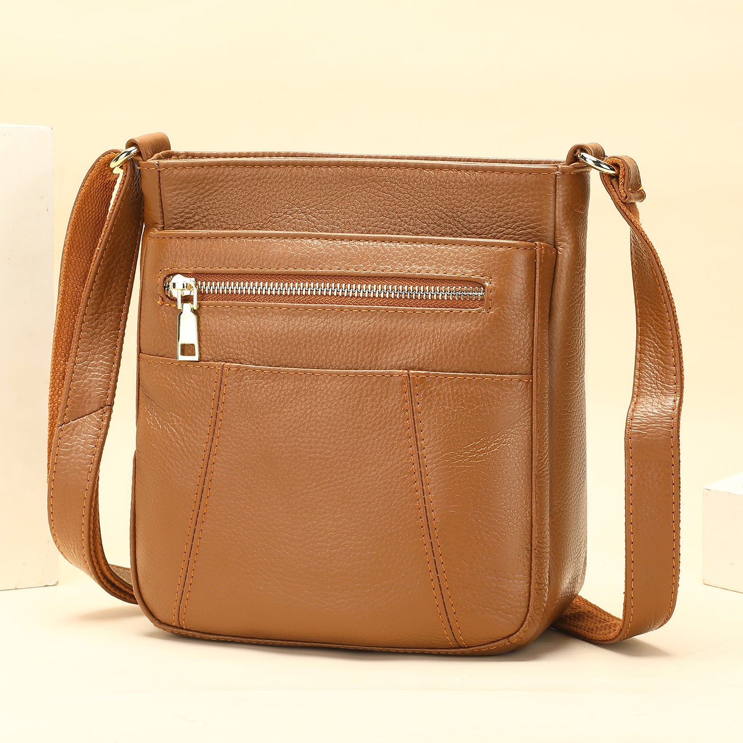 new mother style first layer cowhide messenger bag