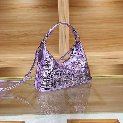 delicate rhinestone womens bag dinner bag large capacity totes