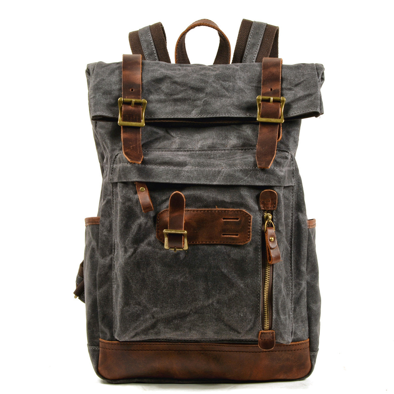 muchuan canvas outdoor mountaineering waterproof breathable travel backpack