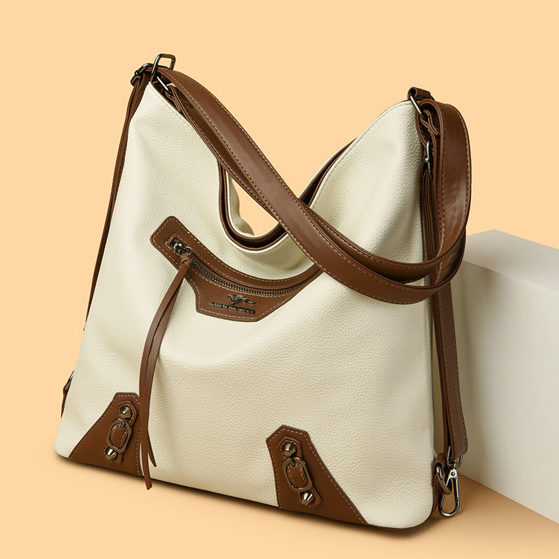 womens large capacity multi compartment cross body bag fashion