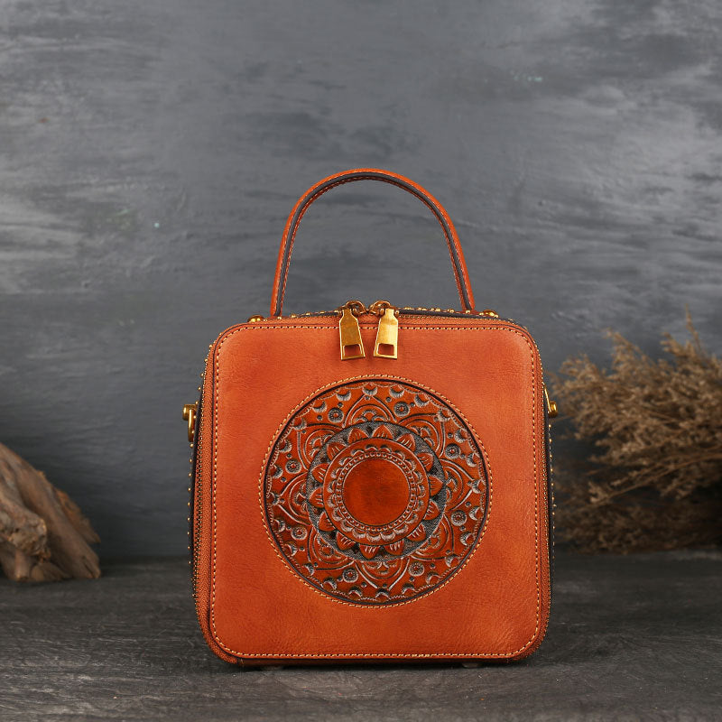 new style top layer cowhide womens handbag