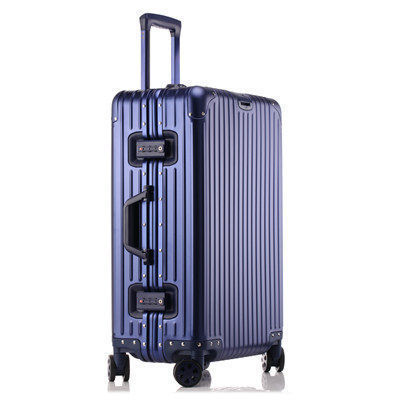 aluminum magnesium alloy luggage large capacity trolley case