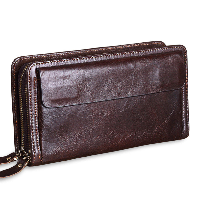 mens small bag business men leather wallet