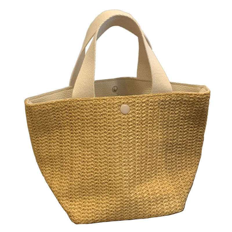 casual rattan women handbags