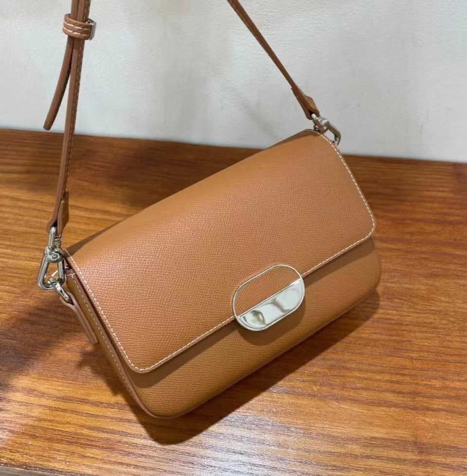 womens cowhide shoulder bag