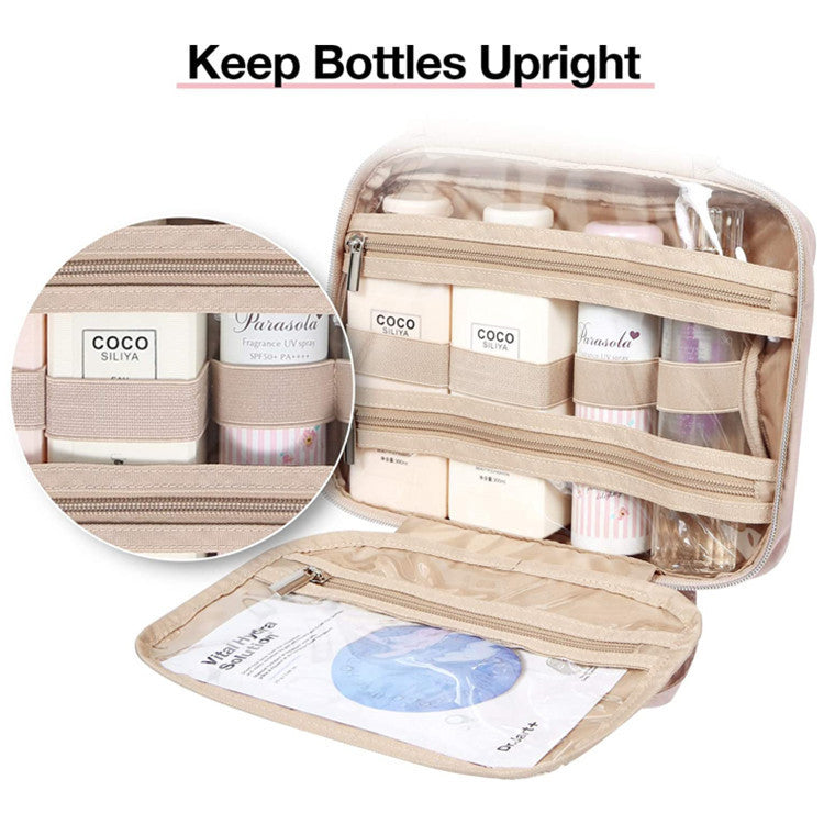 amazon wash bag hanging travel makeup storage box portable clear cosmetic bag travel toiletry set