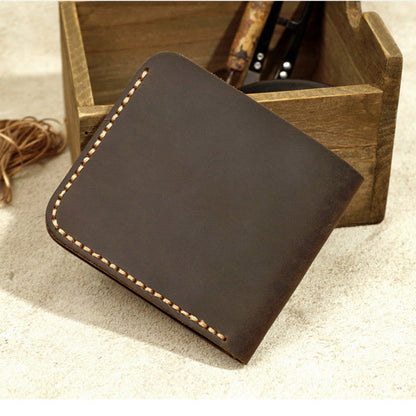 mens handmade leather wallet