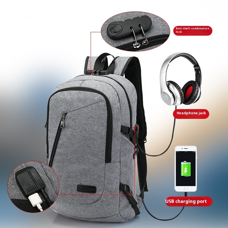 student backpack usb charging teenagers