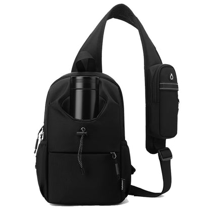 mens oxford cloth splash proof shoulder crossbody chest bag
