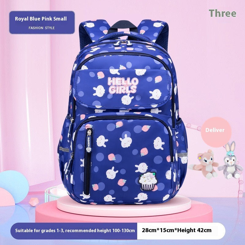 6 12 year old primary school childrens backpack large capacity schoolbag