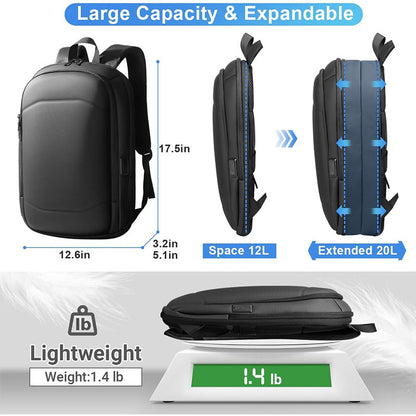 computer backpack belt usb charger port