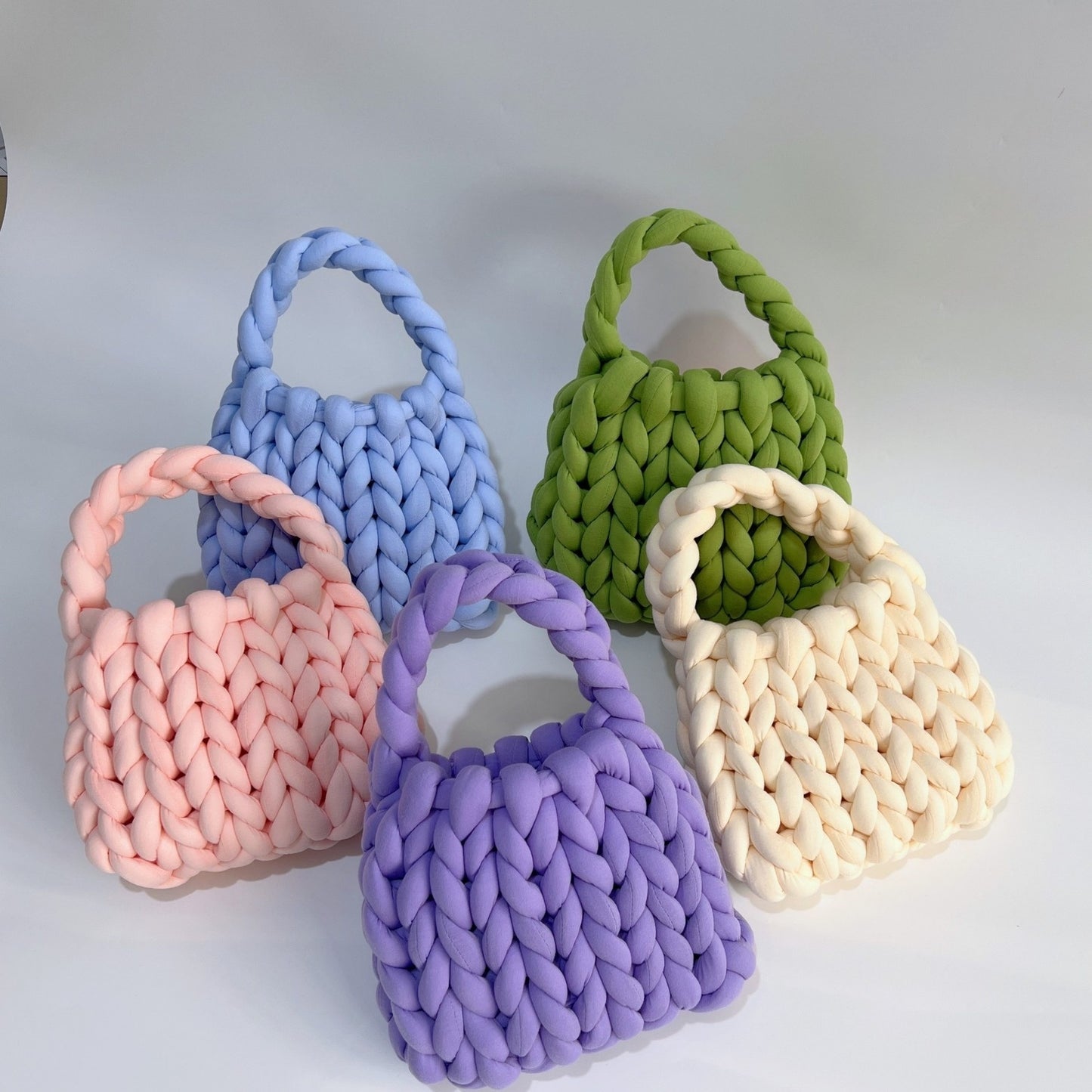 diy hand woven bag women