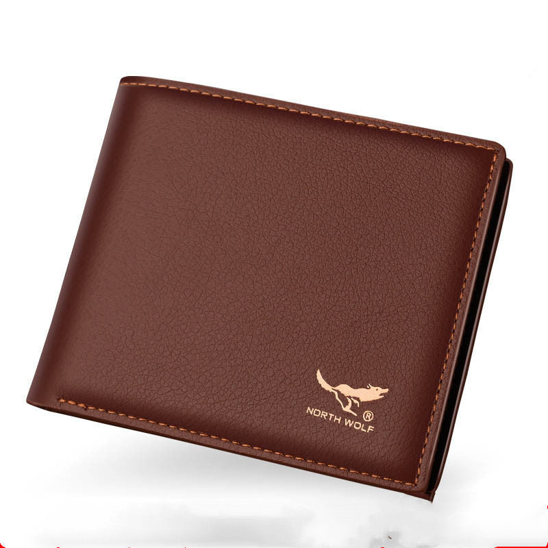 wallet mens short zipper korean wallet