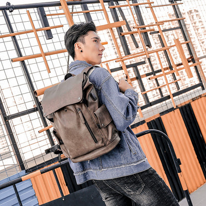 korean leisure shoulder bag male business computer backpack student bag