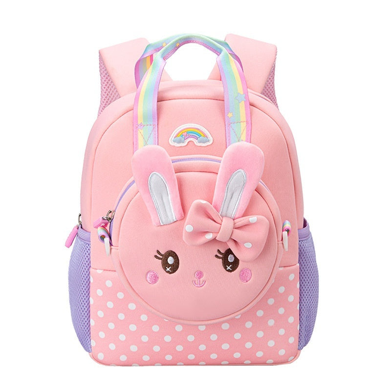 fashion cartoon student toddler schoolbag burden reduction spine protection backpack